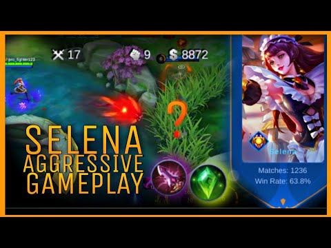 SELENA AGGRESSIVE GAMEPLAY/MONTAGE🔥+BEST BUILD FOR SELENA 2020|PROMAMBA|