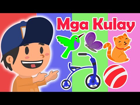 🇵🇭 The Color Song in Filipino - to the tune of “The Muffin Man” | Awiting Pambata