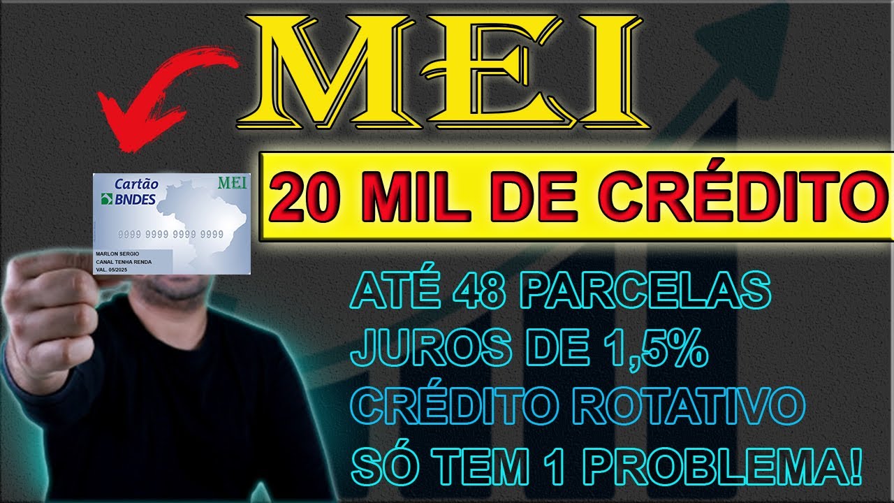MEI - Cartão BNDES, A Melhor Oportunidade Pra Alavancar Seus Negócios é Essa, Mas Assista o Vídeo!