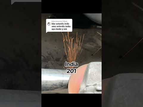 Tip membedakan stainless304 dengan stainless 201(india) #automobile #stainlesssteel #tembaga