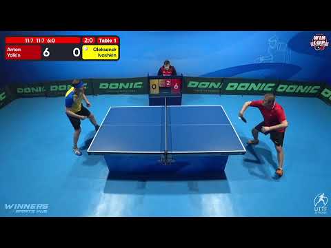 16:00 Anton Yolkin 3 - 0 Oleksandr Ivashkin West 3 WIN CUP 19.12.2022 | TABLE TENNIS WINCUP