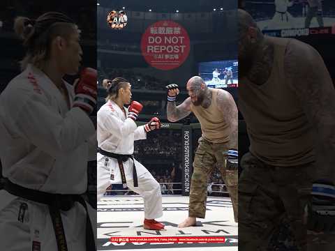 【空手をナメた巨漢を制裁】軍隊格闘術 vs 空手 #Karate #MilitaryCombat  #異種格闘技
