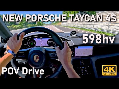 Thumbnail for New Porsche Taycan 4S (598 hp) POV Drive by Porsche Mission E