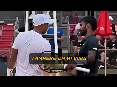 Tampere Challenger 2025 R1: Jay Clarke [1] vs. Sumit Nagal [Alt] Extended Highlights