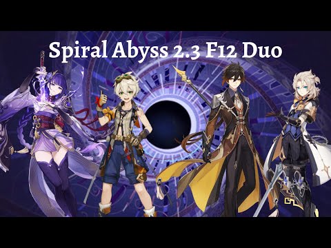 Spiral Abyss 2.3 Floor 12 duo (9 star clear) - Genshin Impact