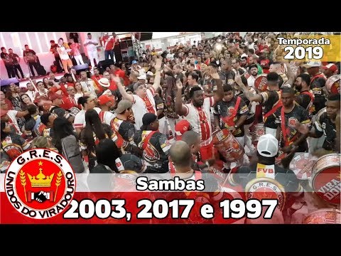 Viradouro 2003, 2017 e 1997 - Bateria no Salgueiro Convida - Apoteose ao vivo - #SC19
