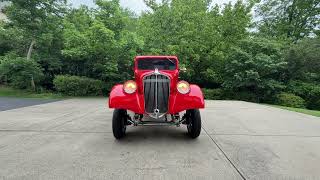 1933 Willys Custom Coupe Hot Rod Headlight Operation