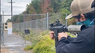 Valken M17 Milsig M17 Testing Grimburg HP68 70ish ft Less Lethal