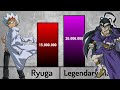 Ryuga vs Legendary Bladers [Power Levels]