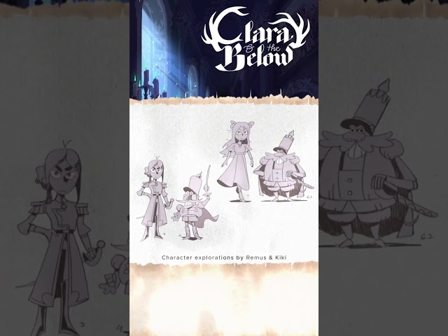 Some concept art of our dynamic duo, Clara and Chompers!