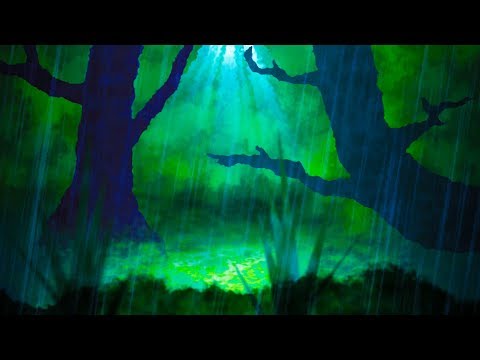 Rain Sounds in Forest | White Noise Sleep or Study Aid | Rainstorm 10 Hours Video