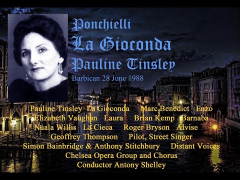 Ponchielli  La Gioconda  London 1988   Tinsley, Benedict, Vaughan, Bryson, Shelley