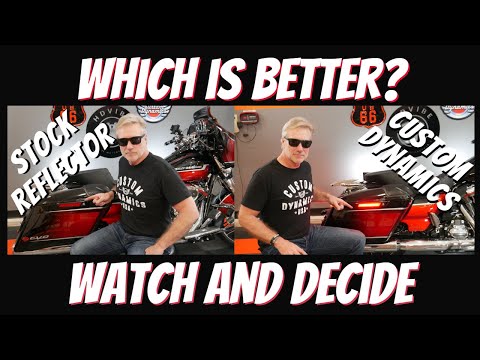 How to Remove Harley Davidson Saddlebag Reflectors | Harley Davidson