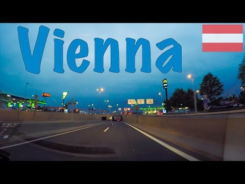 Driving through Vienna (Austria)