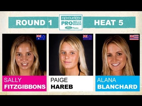 Round 1, Heat 5 - Sally Fitzgibbons vs Paige Hareb vs Alana Blanchard