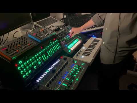Synth Jam【T-8,J-6,SYSTEM-1M ,MX-1,MC-707 ,MS-20,KAOSS DJ】