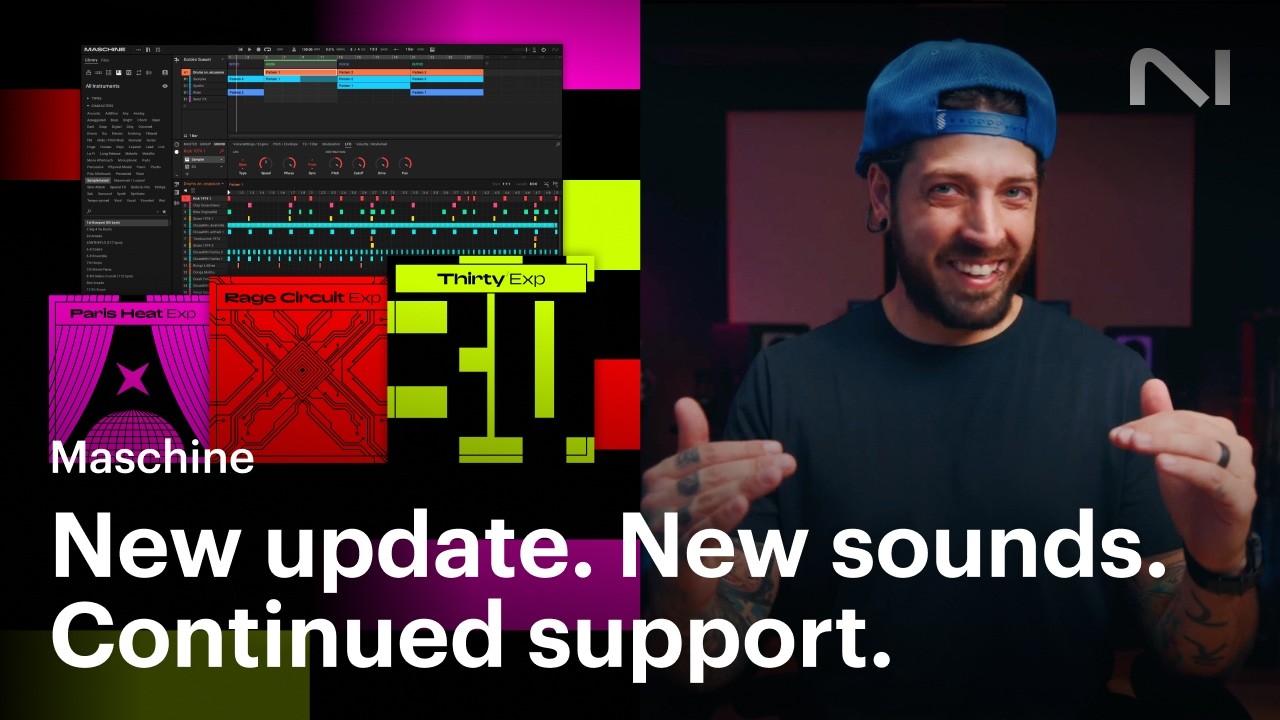 New Maschine 3.7 update and Expansions | Native Instruments - YouTube