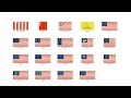 The Evolution Of U S Flags In 80 Seconds