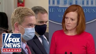 Peter Doocy asks White House 'what's so funny' after Biden Afghanistan joke