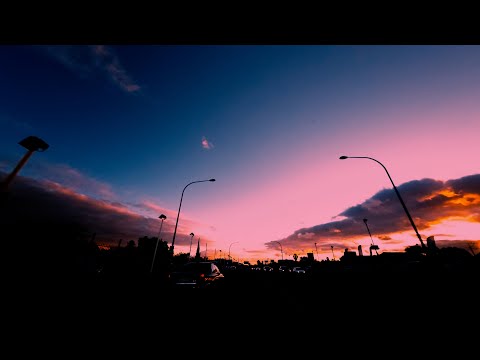 Relaxing Ambient Music for Sleep | Sunset Drive in Slow Motion | Comfort for Restless Minds