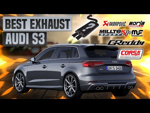 Audi S3 Exhaust Sound 🔥 Stock,Milltek,Akrapovic,Remus,AWE,Review,Straight Pipe,Mods,Upgrade,Borla+