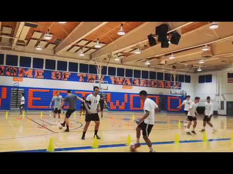 Warm up before last Open Tryouts session. #GoBrazas