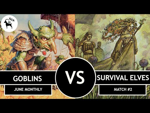 Goblins vs Survival Elves - Premodern Monthly Open June 2021 Match #2