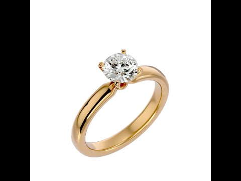 Inel de logodna Deluxe Briliant Gold Aur 18k Diamant Natural - Monalisa