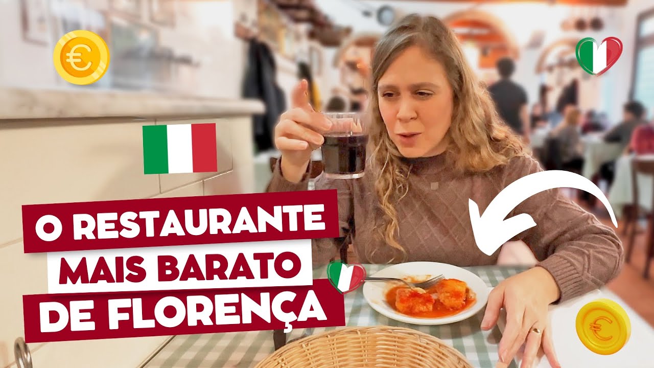 3 lugares para comer bem pagando pouco em Florença na Itália