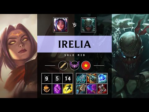 Irelia Mid vs Pyke: Rampage - VN Master Patch 14.24