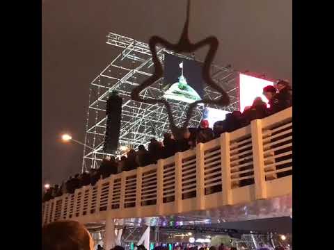 В сети появилось видео обрушение моста в Москве