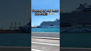 SOUND OF MY CAR VS MY NEXT CRUISE!🛳️ #norwegiancruiseline #miamibeach #cruise