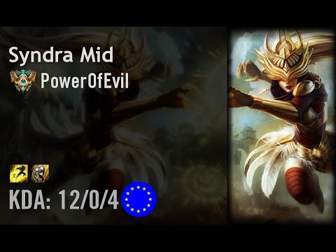 Syndra Mid vs Jayce - PowerOfEvil - EUW Challenger Path 6.3