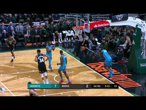 2nd Quarter, One Box Video: Milwaukee Bucks vs. Charlotte Hornets