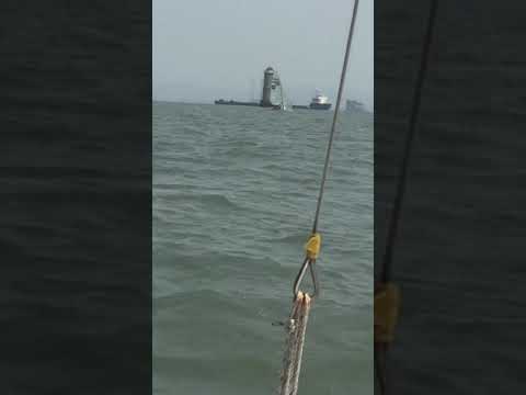 Sunk rock light house
