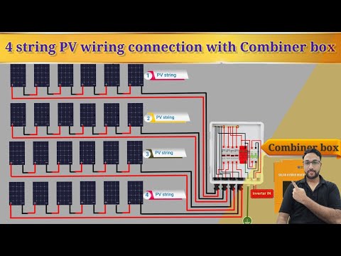 How to Wire a 4 String PV Combiner Box – Combines Box Wiring for Your Solar Panels
