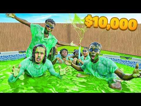 Last To Leave Slime Pool Wins $10,000!