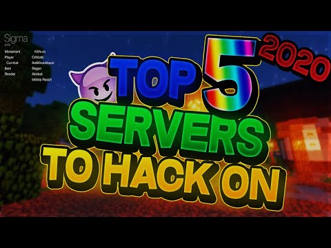 Omikron Client - Top 5 Best Servers to Hack on (No Anticheat) - [2020] Minecraft