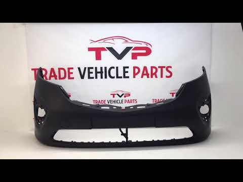 Fits Vauxhall Vivaro 2014- Front Bumper Primed video