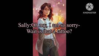 Sally’s reaction when Percy comes back