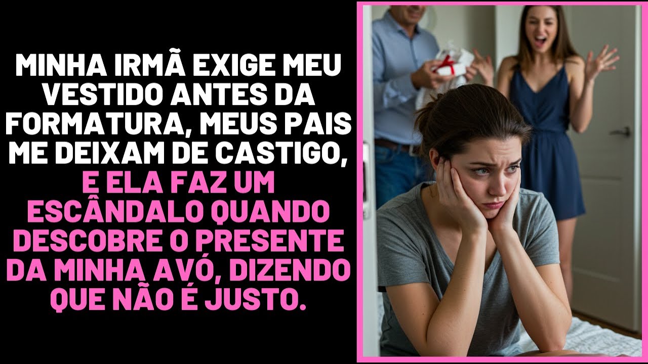 Minha irmã quer meu vestido, meus pais me trancam, mas o presente da vovó faz ela surtar...
