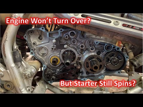 Honda 450er Starter Reduction Gear Replacement