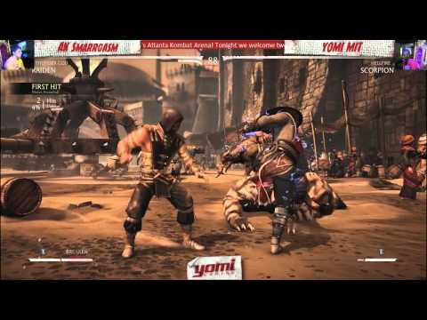 WB Round 2: AK Smarrgasm (Raiden) vs. YOMI MIT (Scorpion) - MKX; AKA Week 5