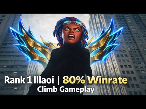 Rank 1 Illaoi vs Poppy, Sett & Zaahen | Gameplay Highlights