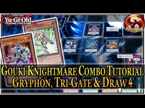 GOUKI KNIGHTMARE Combo Tutorial #2: Gouki + Warrior = Tri-Gate, Gryphon, Searched Floodgate & Draw 4