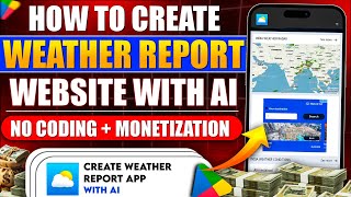 How to Make a Web App with AI | Monetize with Ads | No Coding
