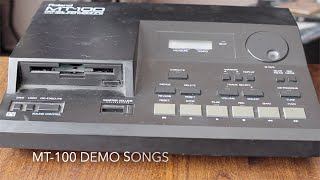 Video thumbnail for Roland MT-100 Demo Songs by Naoki's Retro Corner