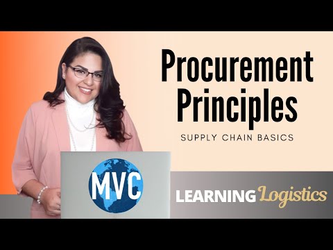 Procurement Principles (Supply Chain Basics)