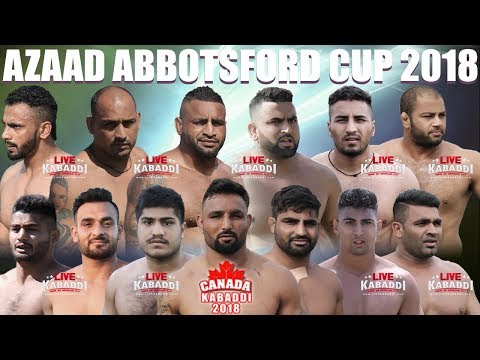 LIVE KABADDI - AZAAD ABBOTSFORD KABADDI CUP 2018