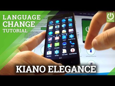 How to Change Language KIANO Elegance 5.0 - KIANO Language Settings